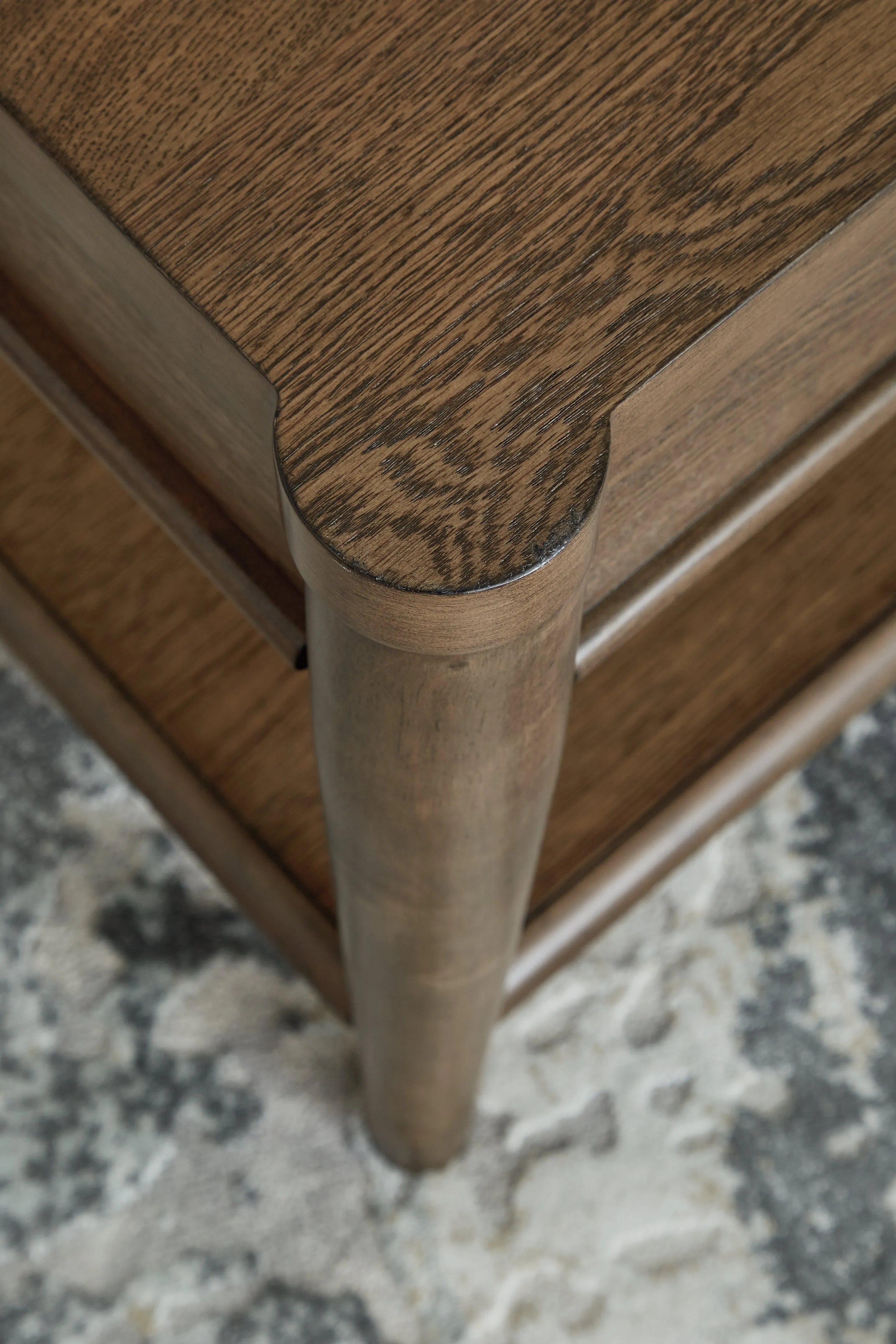 Roanhowe Coffee Table with 1 End Table in Brown