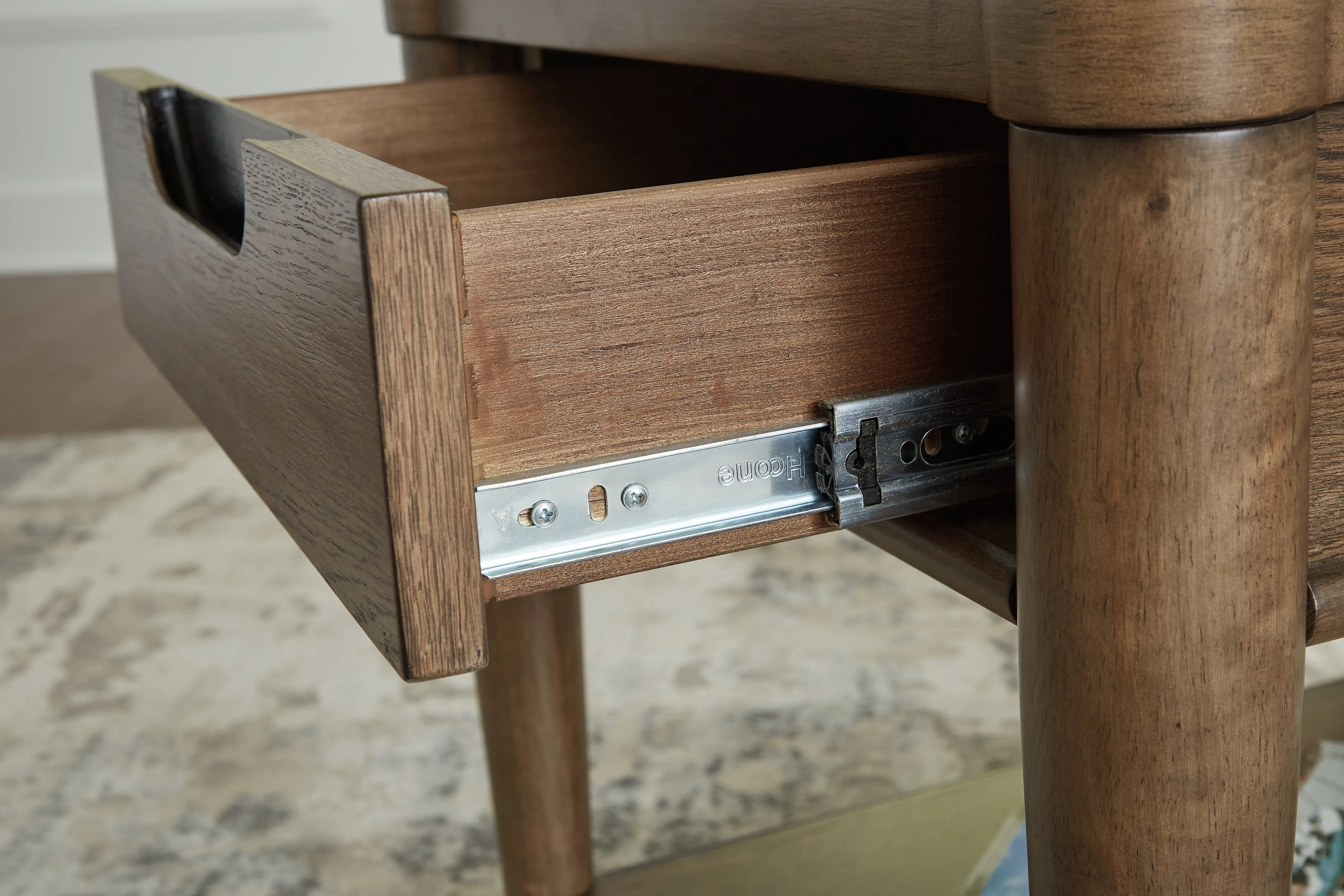 Roanhowe Coffee Table with 1 End Table in Brown