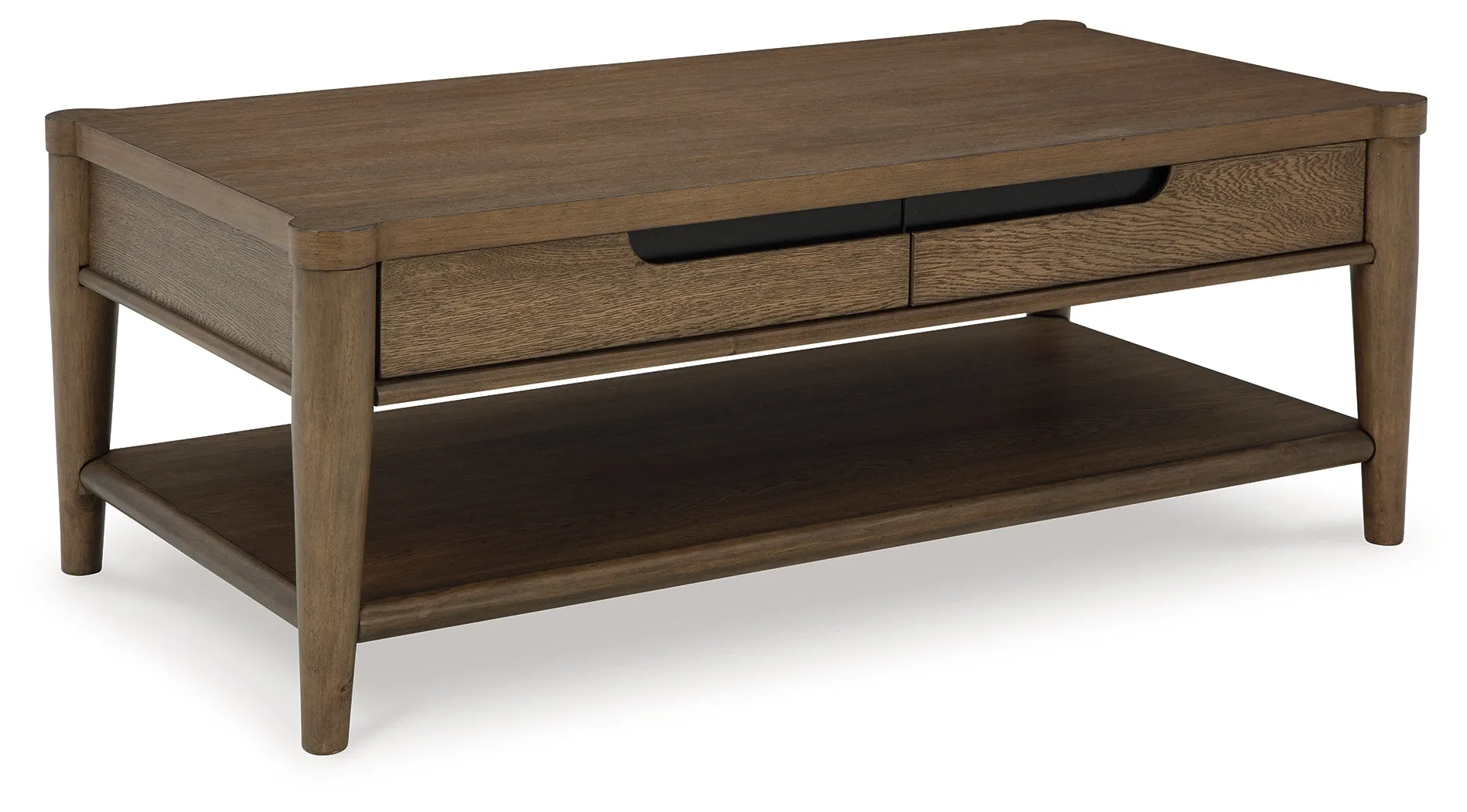 Roanhowe Coffee Table with 1 End Table in Brown