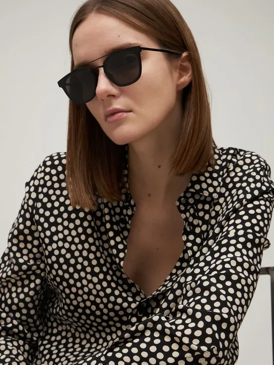 Saint Laurent   Classic SL 28 metal sunglasses 
