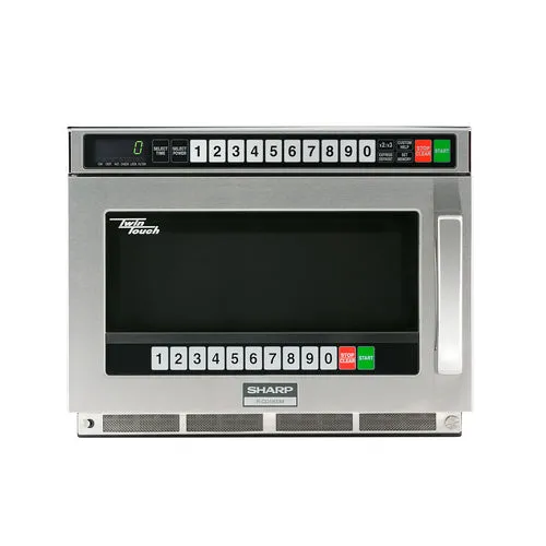 SHARP R-CD1800M microwave oven with 1800 watts and 0.75 cu. ft. capacity