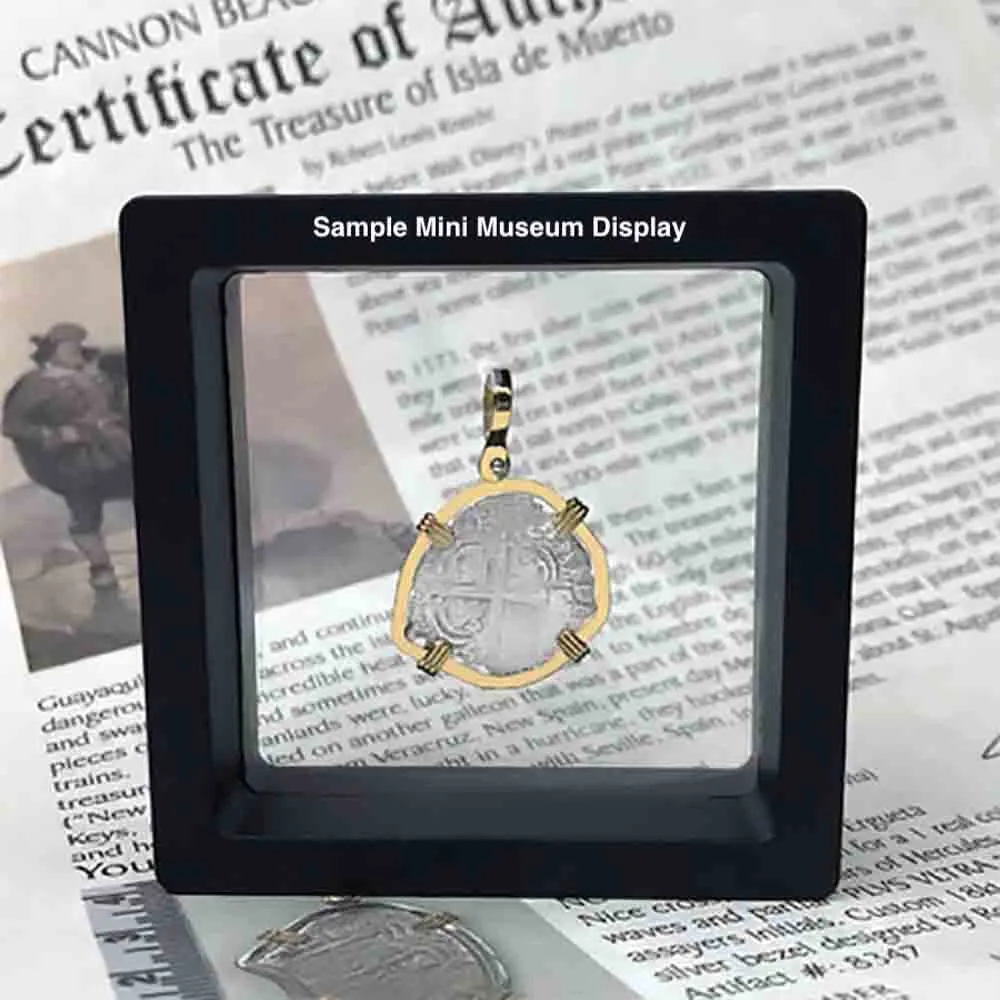 Siam Porcelain Gaming Token - from the Era of "The King & I" - Sterling Silver Pendant | Artifact #8095