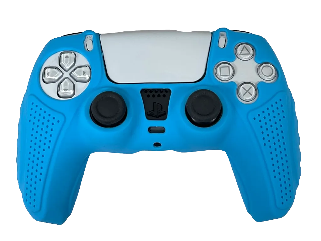 Silicone Cover For PS5 Controller Case Skin - Light Blue Ultra Grip