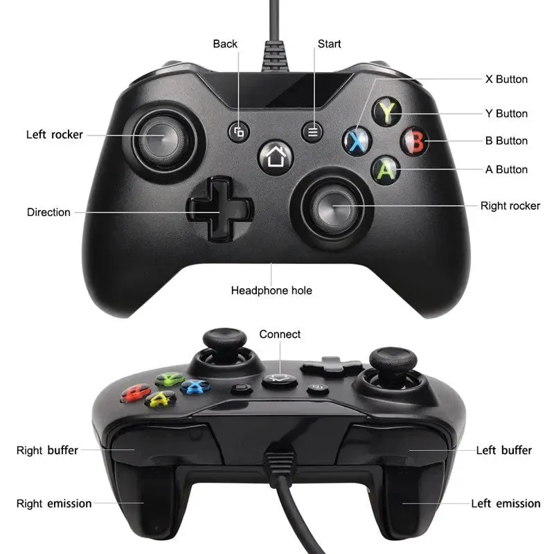 Smart USB Wired Controller Controle For Microsoft Xbox One Controller