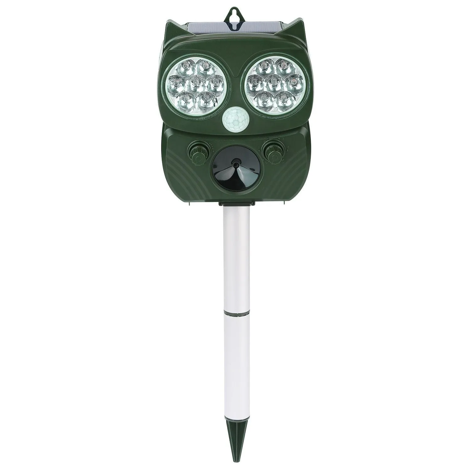 Solar Powered Ultrasonic Animal Repeller PIR Motion Sensor