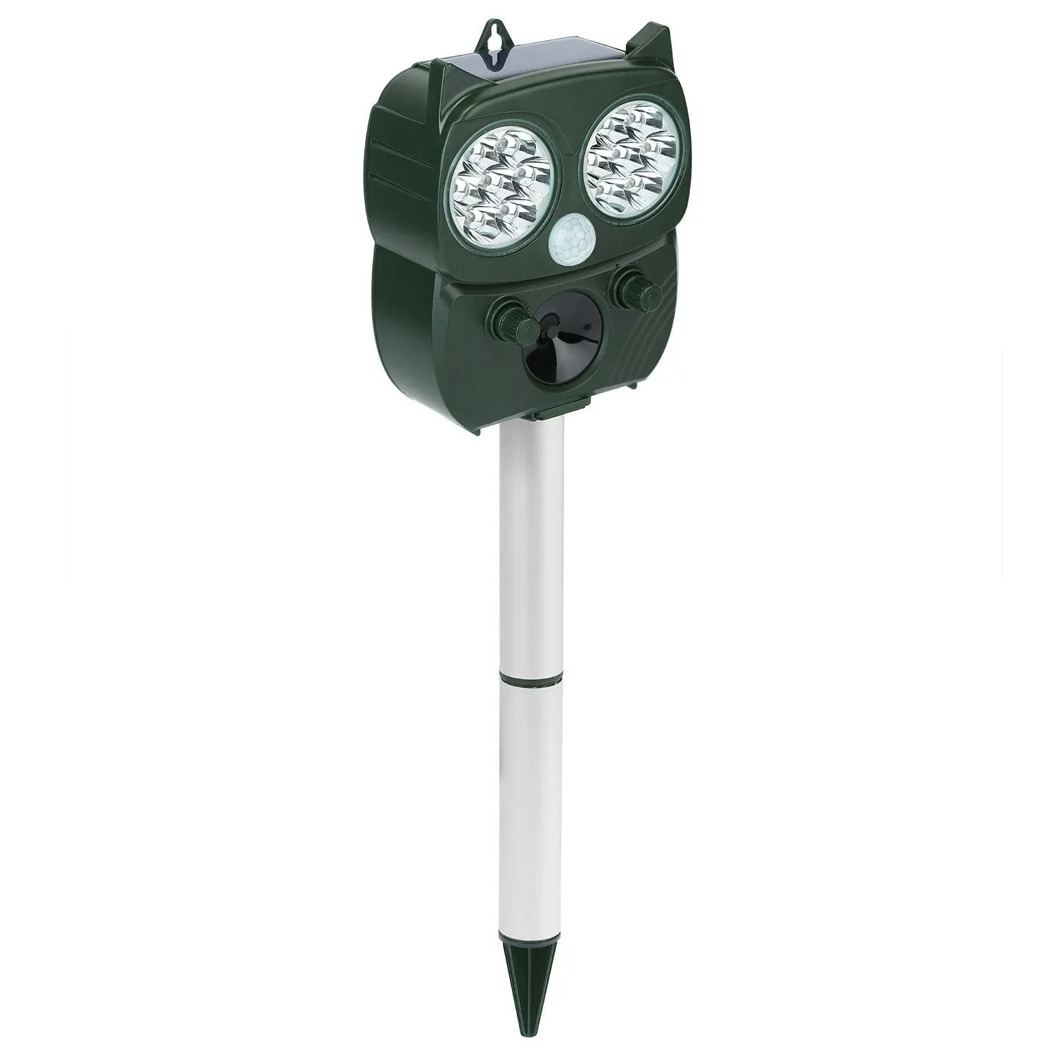 Solar Powered Ultrasonic Animal Repeller PIR Motion Sensor