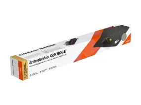 SteelSeries QcK Gaming Surface - Large Stitched Edge Cloth - Extra Durable - Optimized For Gaming Sensors - Black