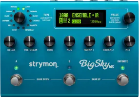 Strymon BigSky MX Programmable Stereo Reverb Pedal