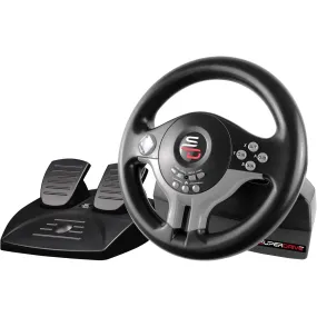 Subsonic Superdrive SV250 Racing Steering Wheel with Pedals & Shift Paddles for Nintendo Switch, PS4, Xbox One, and PC