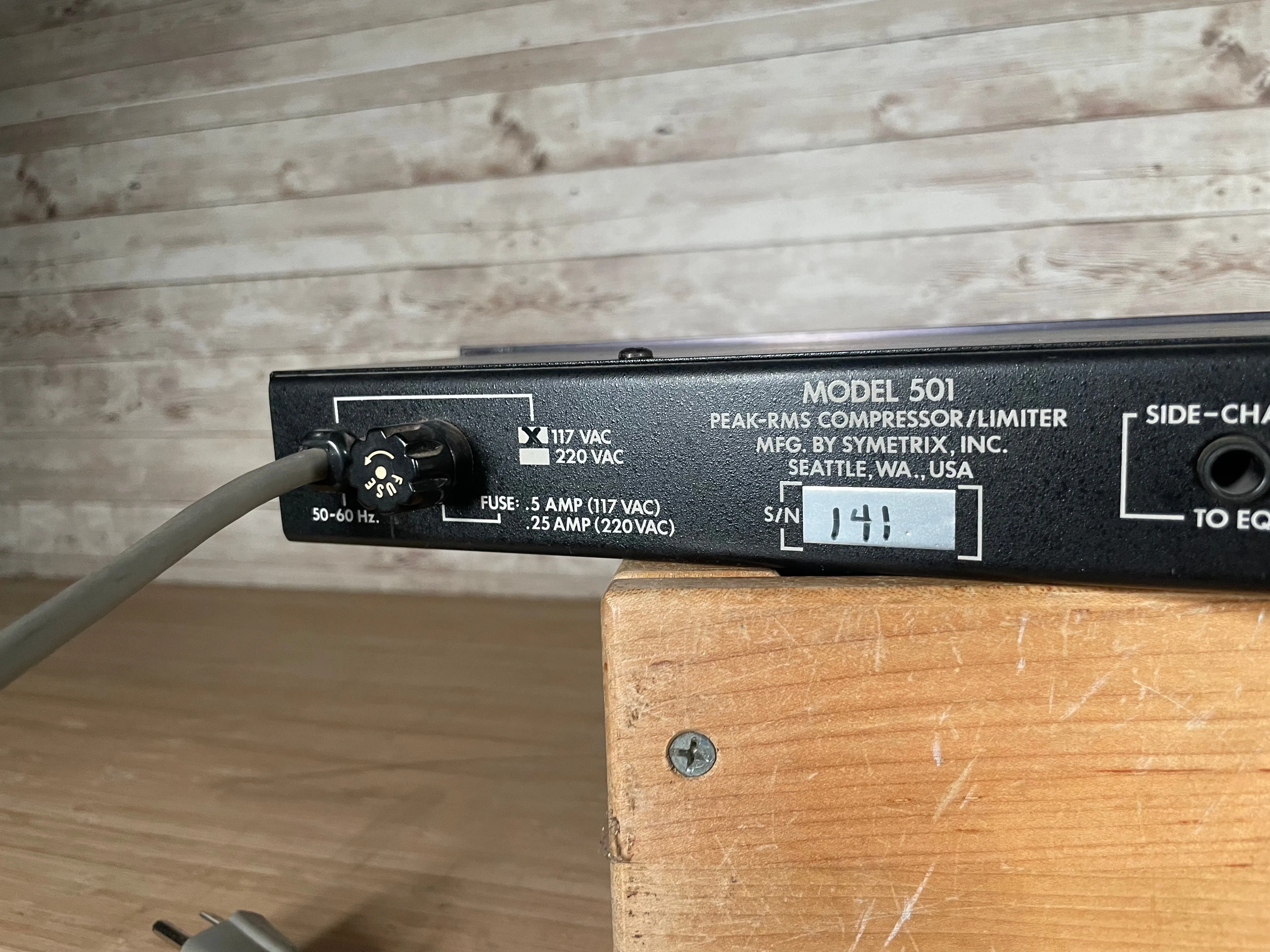 Symetrix 501 Compressor Rack Used