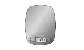 Taurus Kitchen Scale Digital Battery Operated Stainless Steel Brushed 5 Kg 3 V Easy Inox