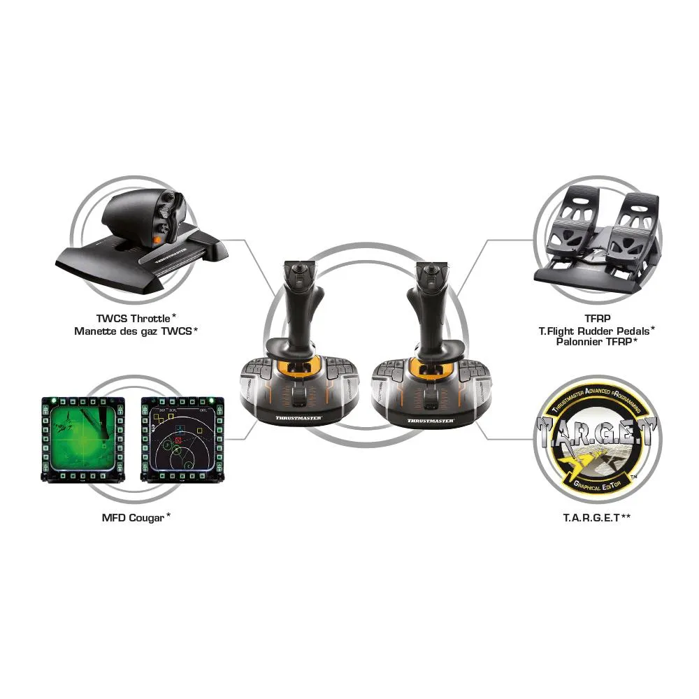 Thrustmaster T 16000M Space Sim Duo Stick