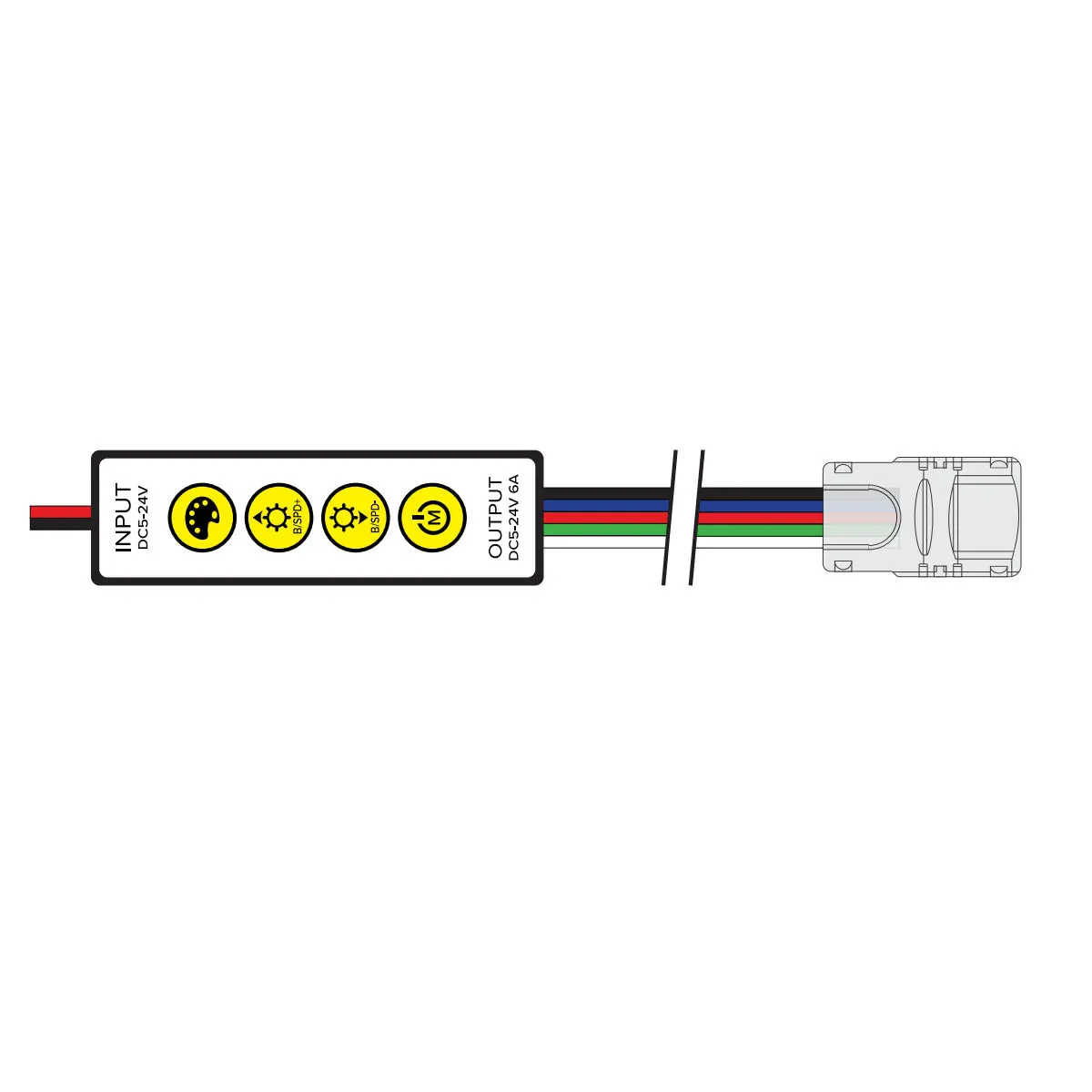 Trulux Simple Select In-line RGBW Controller
