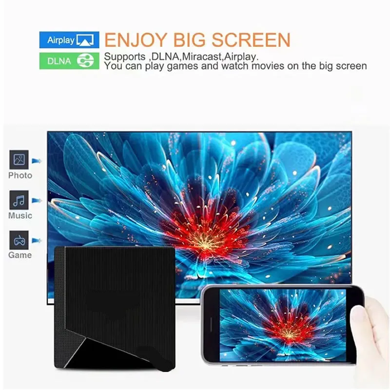 Tv Box With Wireless Controller Gamepad Tx9