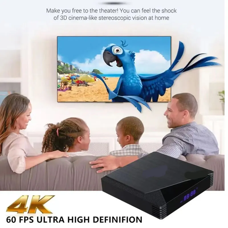 Tv Box With Wireless Controller Gamepad Tx9
