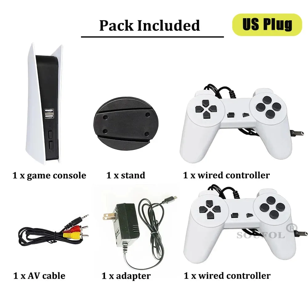 Two-Player Video Game Console With 200 Classic Games 8-Bit GS5 TV Consola Retro Handheld Game Player AV Output