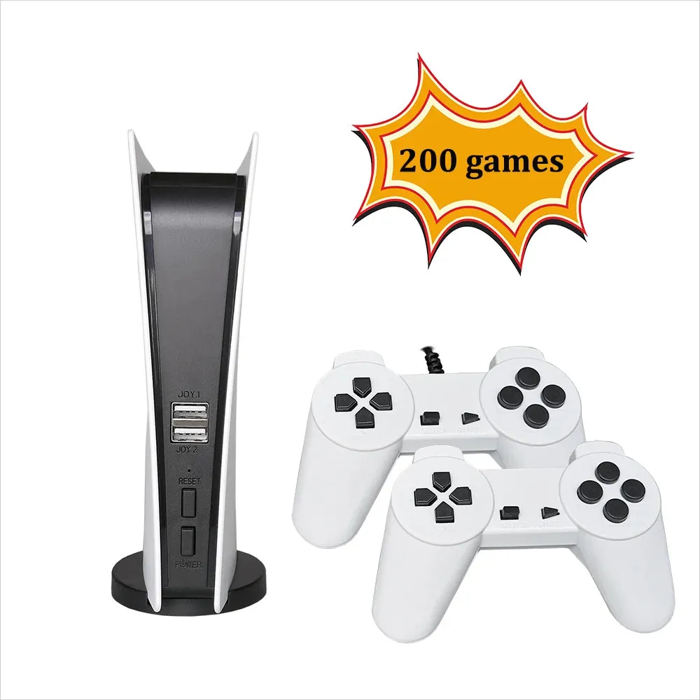 Two-Player Video Game Console With 200 Classic Games 8-Bit GS5 TV Consola Retro Handheld Game Player AV Output