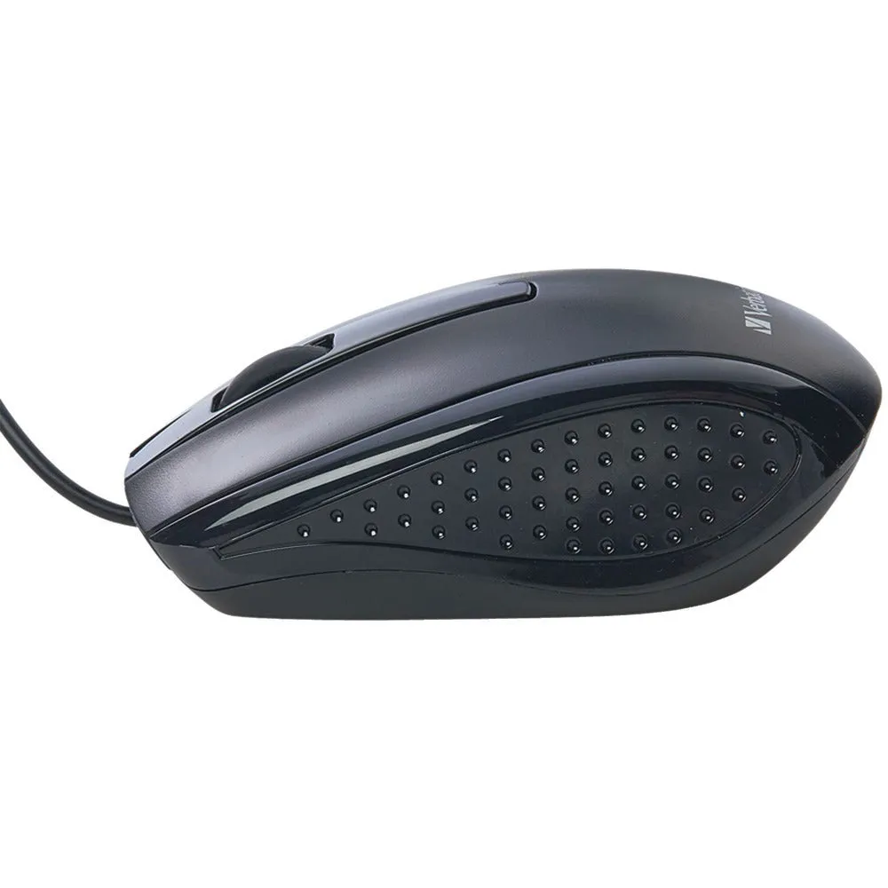 VERBATIM 99202 Slimline Corded USB Keyboard & Mouse