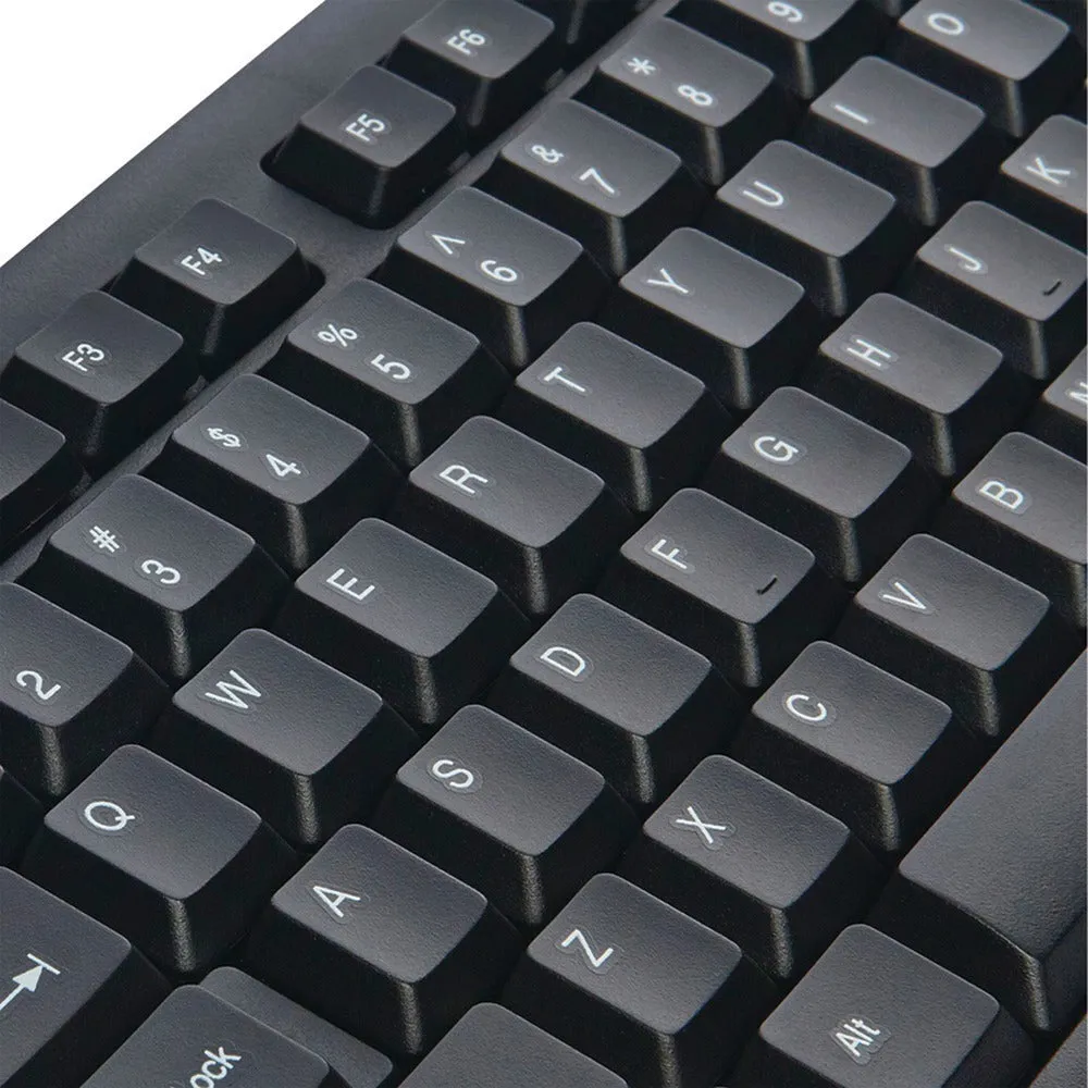 VERBATIM 99202 Slimline Corded USB Keyboard & Mouse