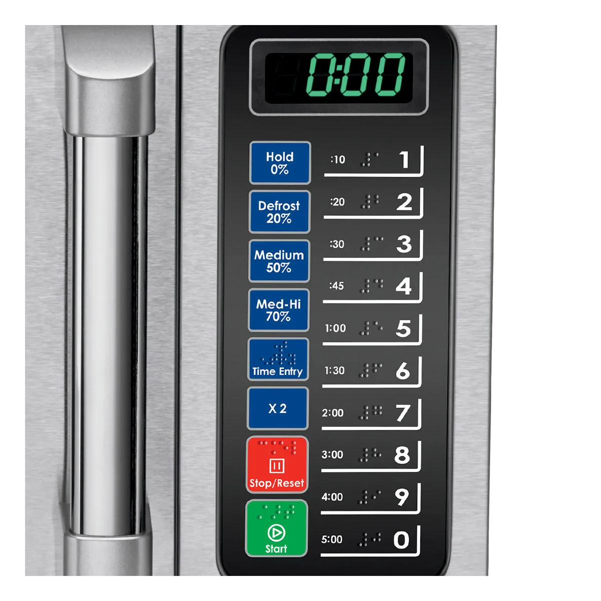 Waring WMO90 0.9 Cu. ft. Medium-Duty Touch Control Microwave Oven - 1000W