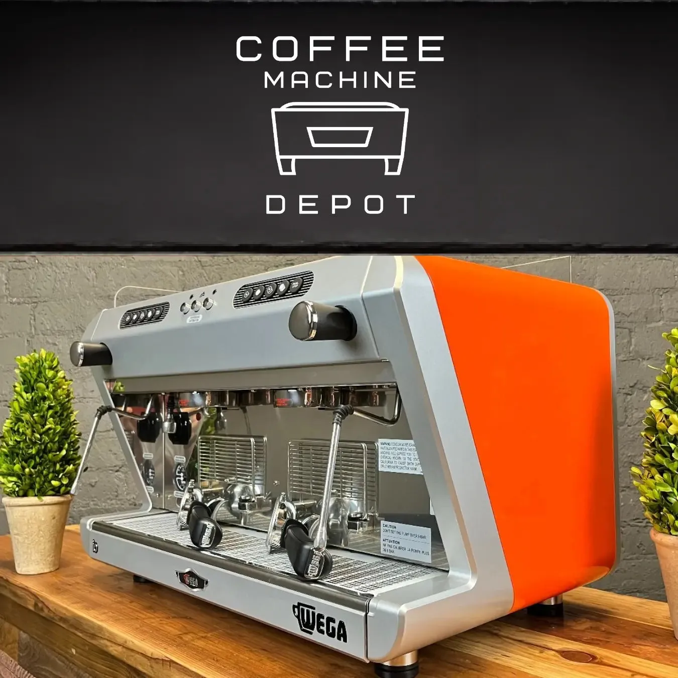 Wega IO - 2 Group Commercial Espresso Machine High Cup (Open Box)