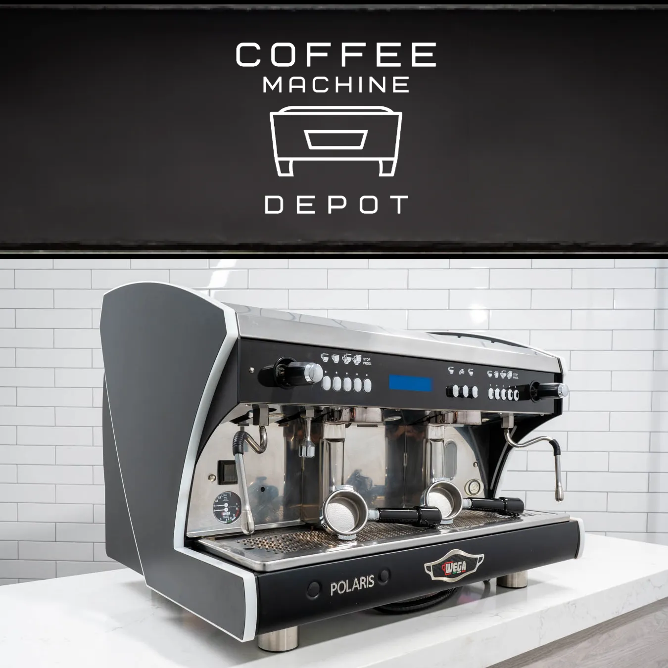 Wega Polaris - Xtra EVD 2 Group Commercial Espresso Machine (High Cup)