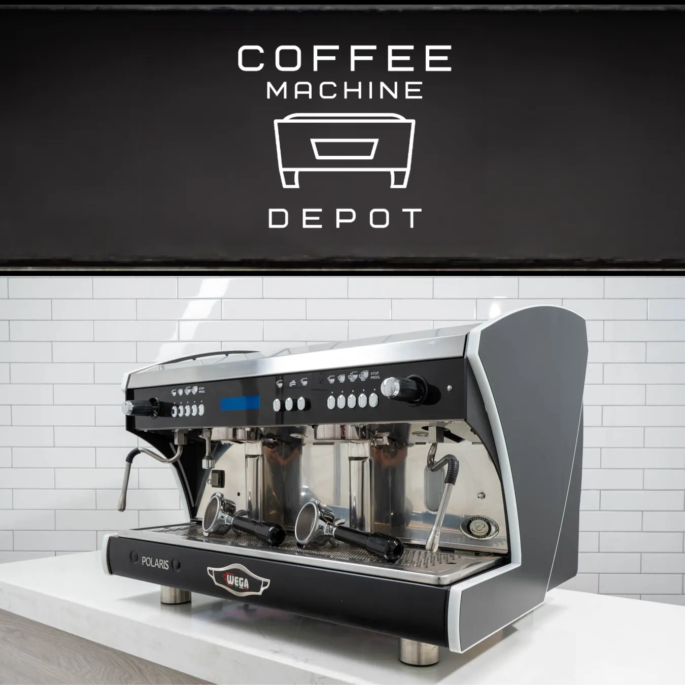 Wega Polaris - Xtra EVD 2 Group Commercial Espresso Machine (High Cup)