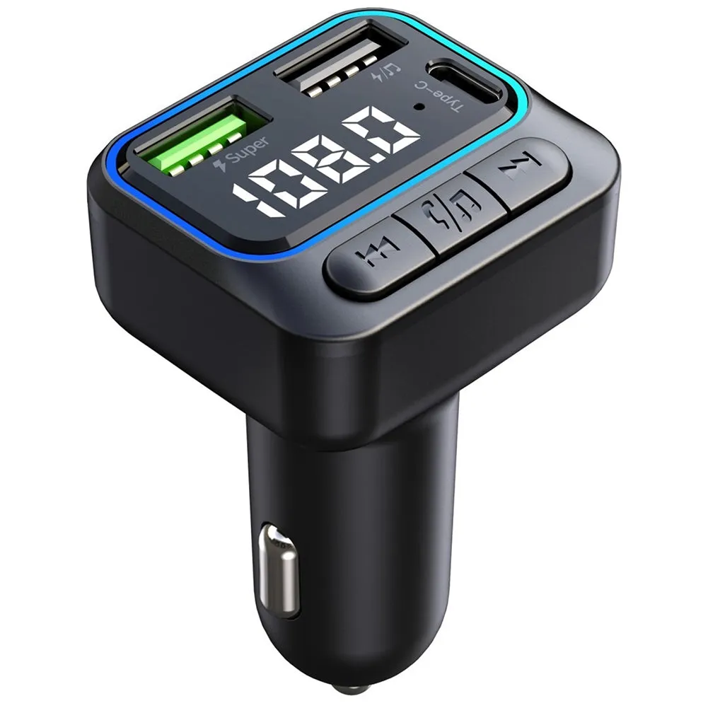 Wireless FM Transmitter For Car MP3 Player Dual USB QC3.0 Quick