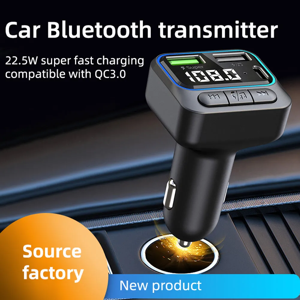 Wireless FM Transmitter For Car MP3 Player Dual USB QC3.0 Quick