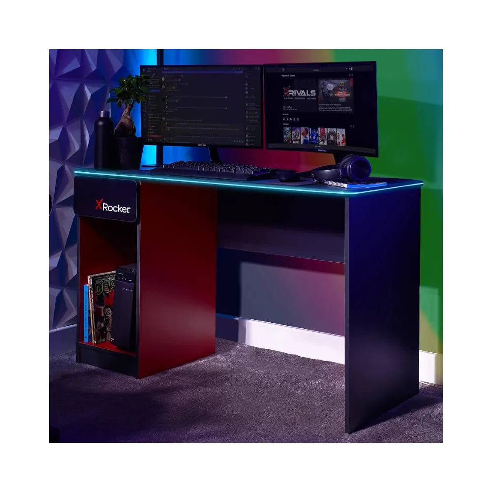 X Rocker Carbon-Tek Gaming Desk