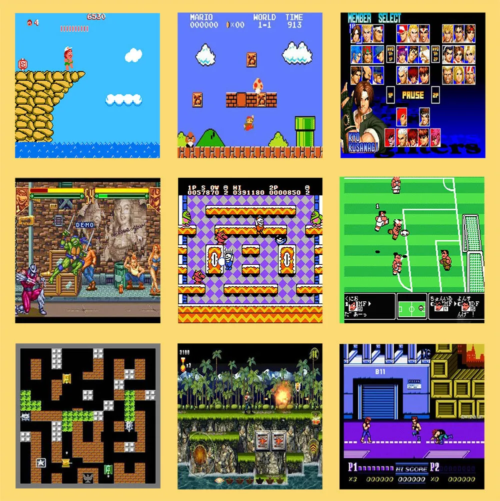 X20 Retro Video Game Console 5.1 Inch Display Screen 8GB Classic Handheld Gaming Consoles 8Bit Game Player