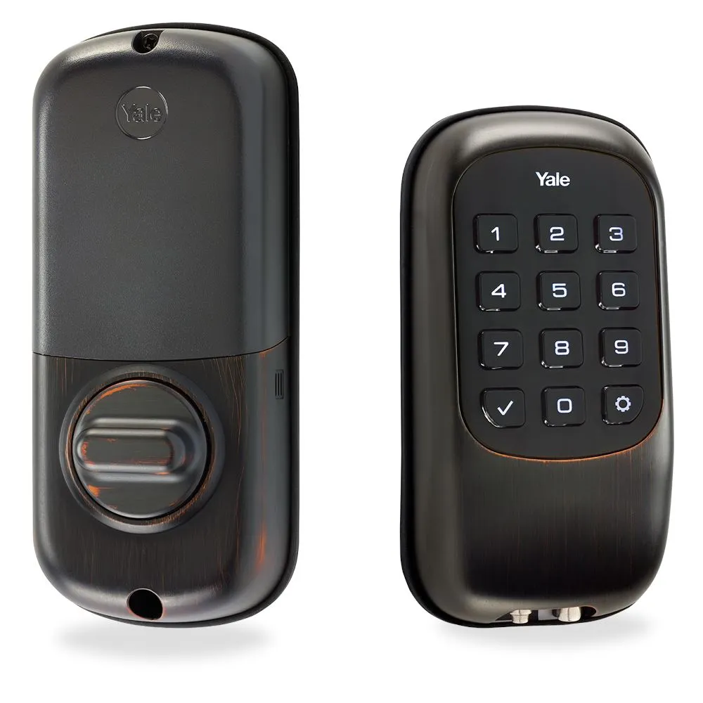 Yale YRD110ZW0BP Push Button Deadbolt Lock B1L YRD110-ZW-US with Z-Wave