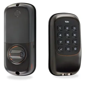 Yale YRD110ZW0BP Push Button Deadbolt Lock B1L YRD110-ZW-US with Z-Wave